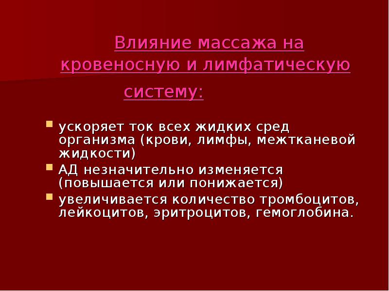 Гигиенические основы массажа презентация