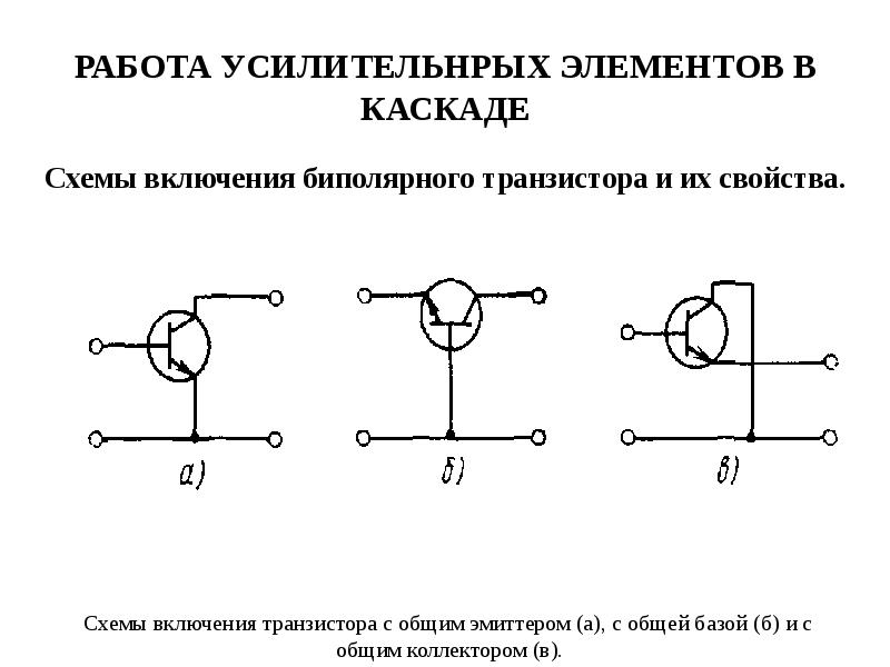 Включи схемы. Схемы включения биполярных транзисторов. Сопротивление схемы подключения биполярного транзистора. Схема биполярного транзистора с общим коллектором. Схема включения биполярного транзистора с ОЭ.