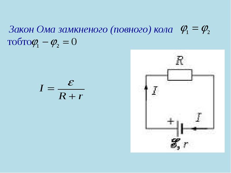 Закон ома презентация 10