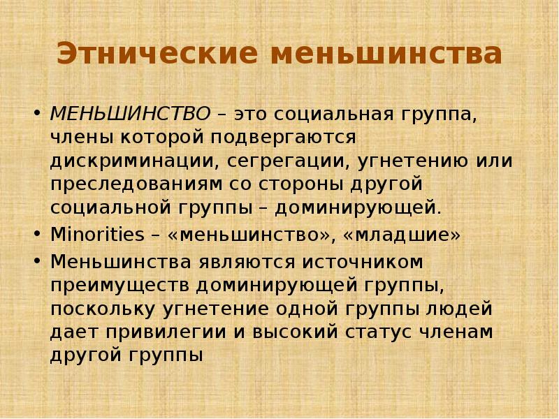 Этническое меньшинство