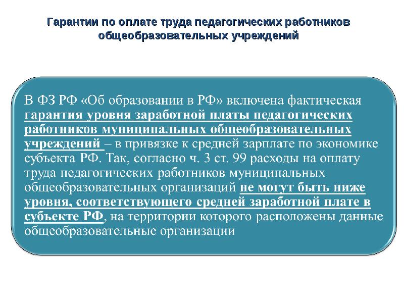 Конфликт интересов 273 фз. Оплата труда педагогических работников образовательных учреждений.