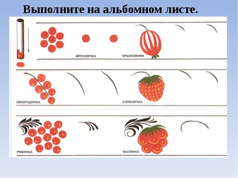 Презентация 1 класс узор в полосе