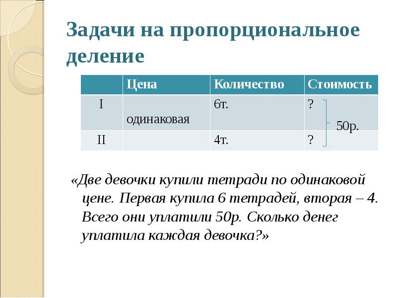 Задачи на нахождение четвертого. Задачи на пропорциональное деление. Задачи на пропорциональное деление 4 класс школа России. Решение задач на пропорциональное деление. Составная задача на пропорциональное деление.