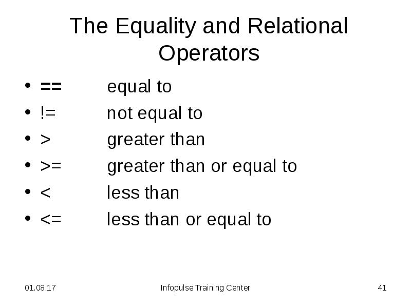 Relational Operators. Equals java. Double Relational Operator. Double Relational Operator x<y<z.