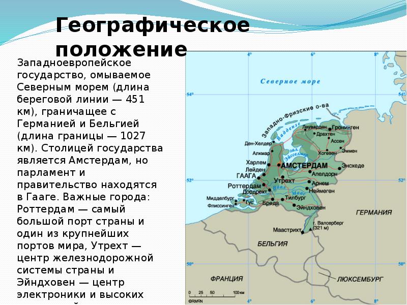 План описания страны нидерланды