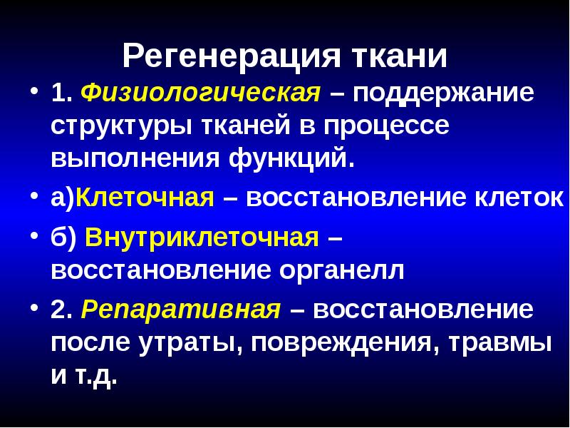 Организация тканей