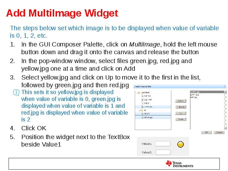 Add MultiImage Widget The steps below set which image is to