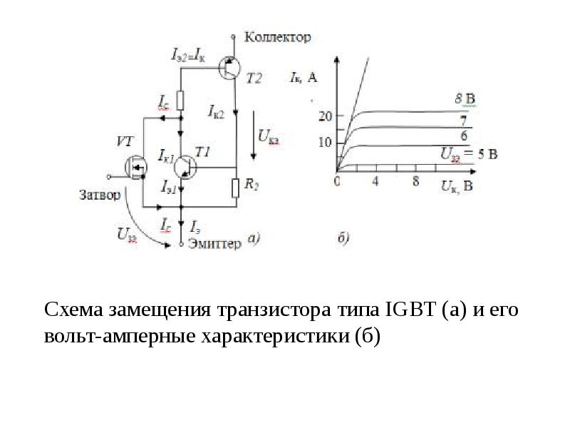 Igbt транзистор схема