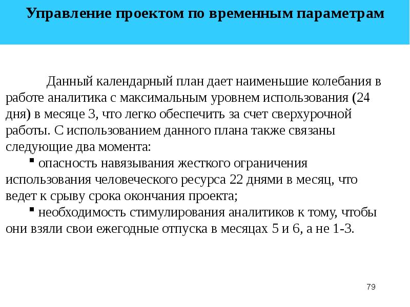 Анализ и регулирование проекта по временным параметрам включает