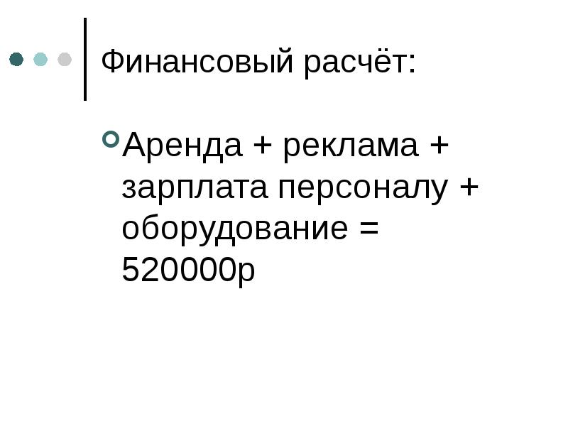 Бизнес план стоматология презентация