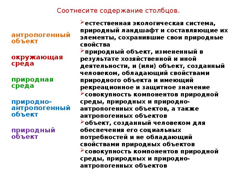 Совокупность компонентов. Содержание экологических прав. Характеристика свойств природной среды. Природные свойства. Право на окружающую реализуется в России доказательства.