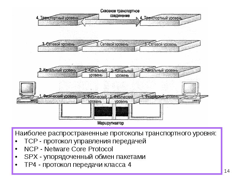 Должны ли маршрутизаторами поддерживаться протоколы транспортного уровня