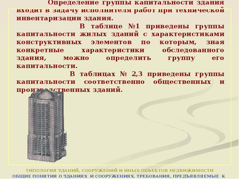 Строение и сооружение. Класс долговечности здания. Общие понятия о зданиях и сооружениях.. Класс капитальности жилых зданий. Капитальность зданий и сооружений.