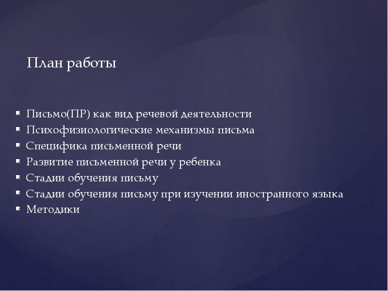 Письмо как вид речевой деятельности. Особенности письма как вида речевой деятельности. Специфика письма как вида речевой деятельности. Письмо в учебной речевой деятельности.