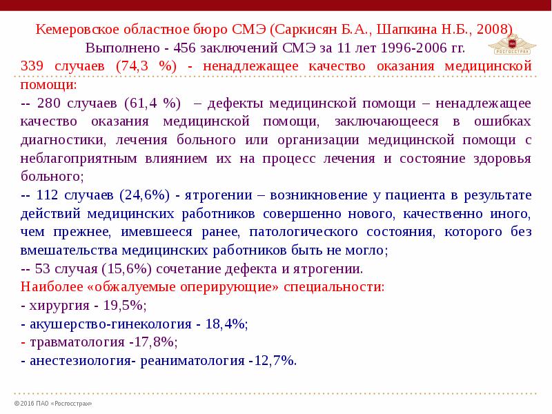 Карта дефектов медицинской помощи