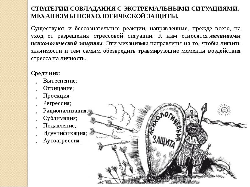 Групповые защитные механизмы презентация