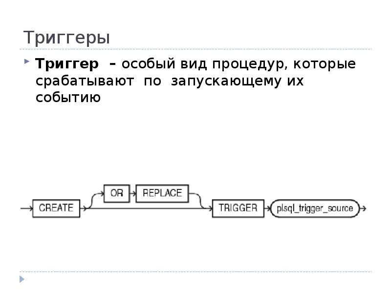 Триггер в презентации это объект при выборе которого