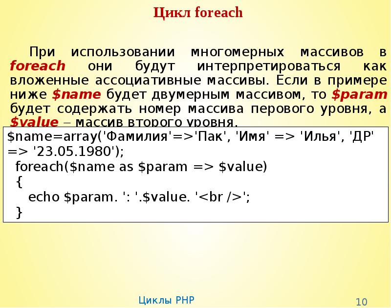 Описание циклов. Цикл foreach. Цикл for php. Цикл foreach в php. Операторы цикла. Php.