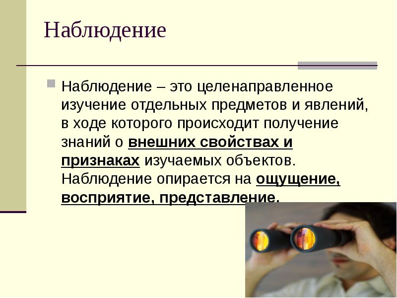 Наблюдатель это