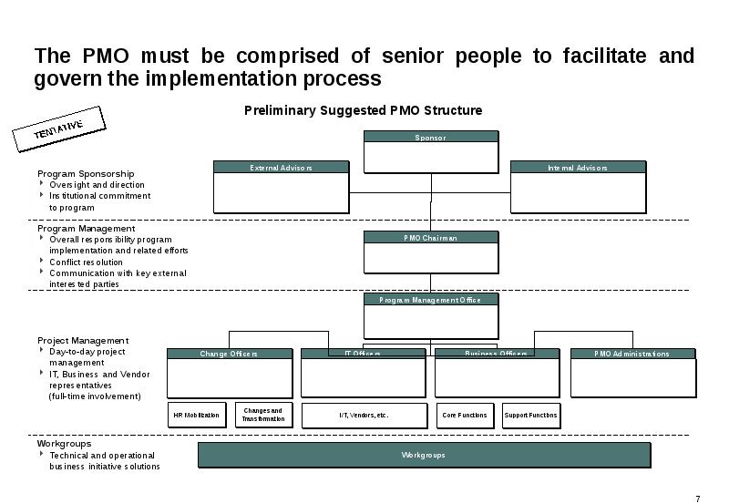 Program Management Office (PMO)