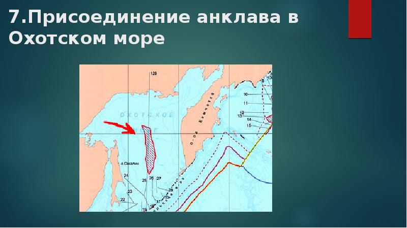 7.Присоединение анклава в Охотском море