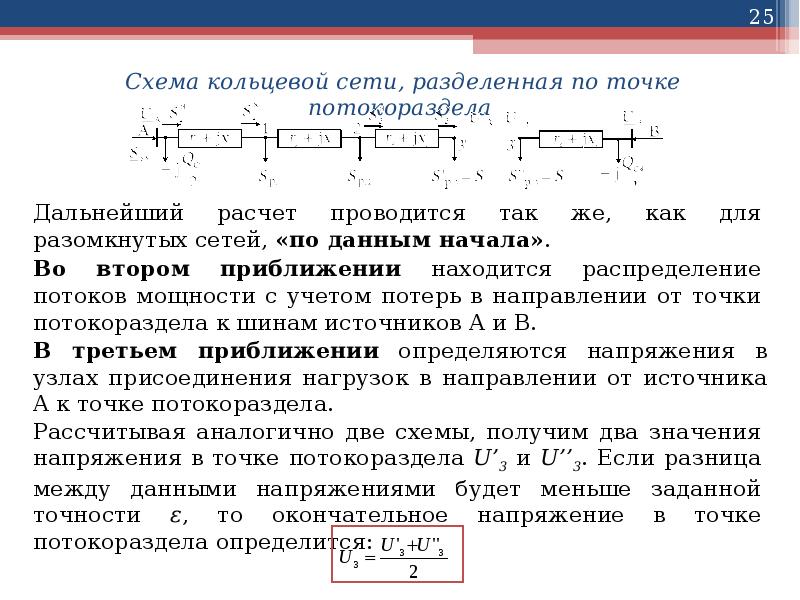 Установившийся режим напряжение