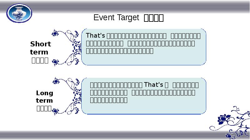 Event Target 合作目标