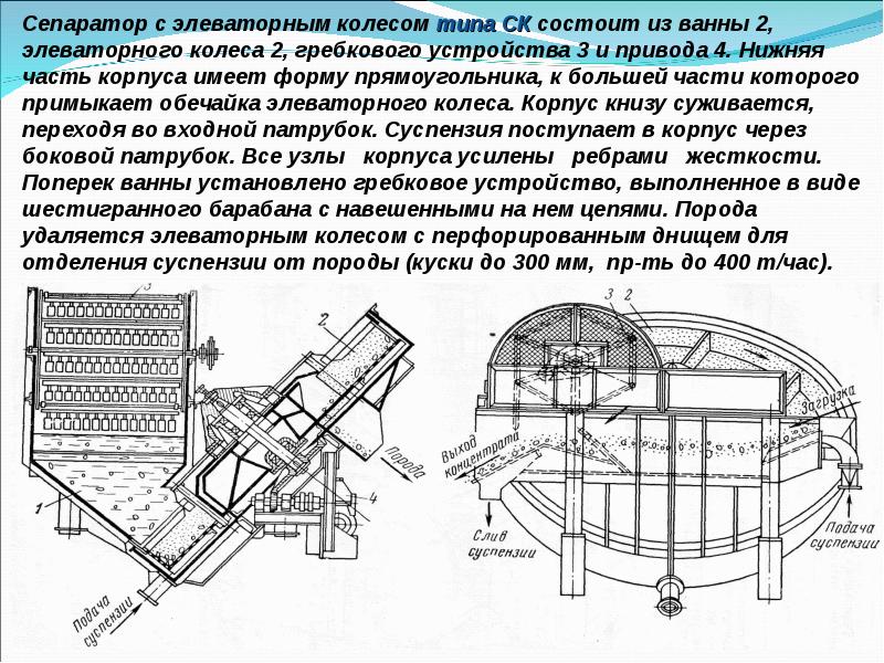 Гравитационное обогащение на концентрационных столах