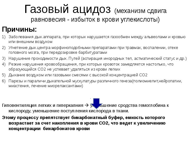 Развитие негазового ацидоза при почечной недостаточности схема