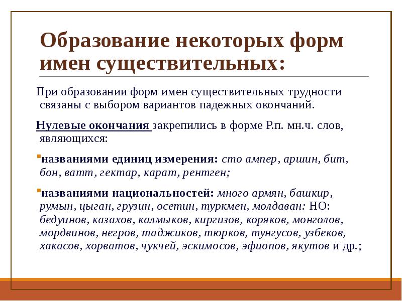 А также некоторыми формами. Образование имен. Форма имени. «Образование имен существительных при помощи сложения». Образовать некоторые формы дешевый.