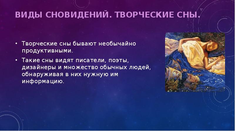 Индивидуальный проект сон и сновидения