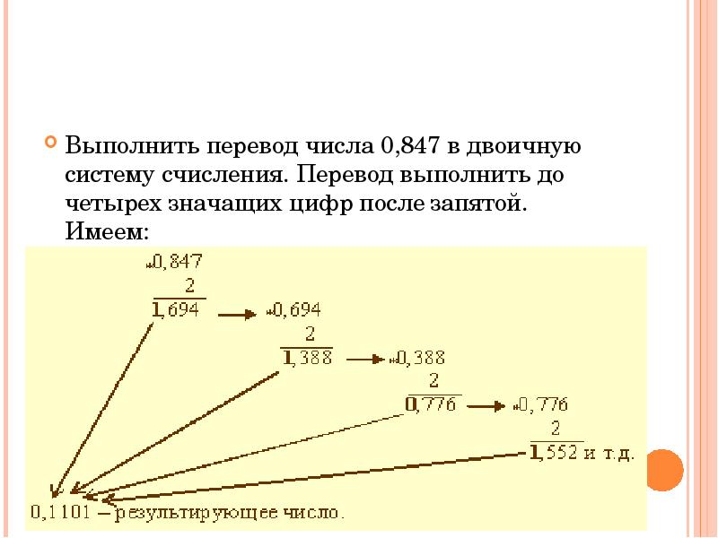 Как переводить целые десятичные числа в двоичную систему. Информатика перевод чисел из 1 системы счисления в другую. Выполнить перевод в двоичную систему счисления. Выполнить перевод в двоичную систему счисления. Как переводить числа с запятой в десятичную систему счисления.
