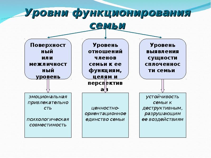 Модель семейных взаимоотношений зависит от схема