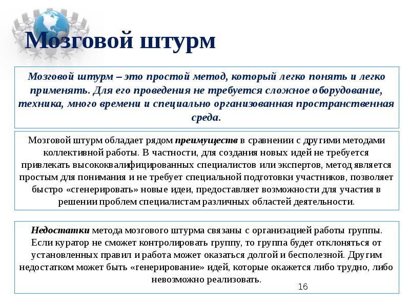 Что должно являться результатом мозгового штурма проводящегося при инициации проекта