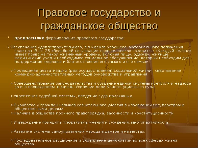 Правовое государство теория и практика проект