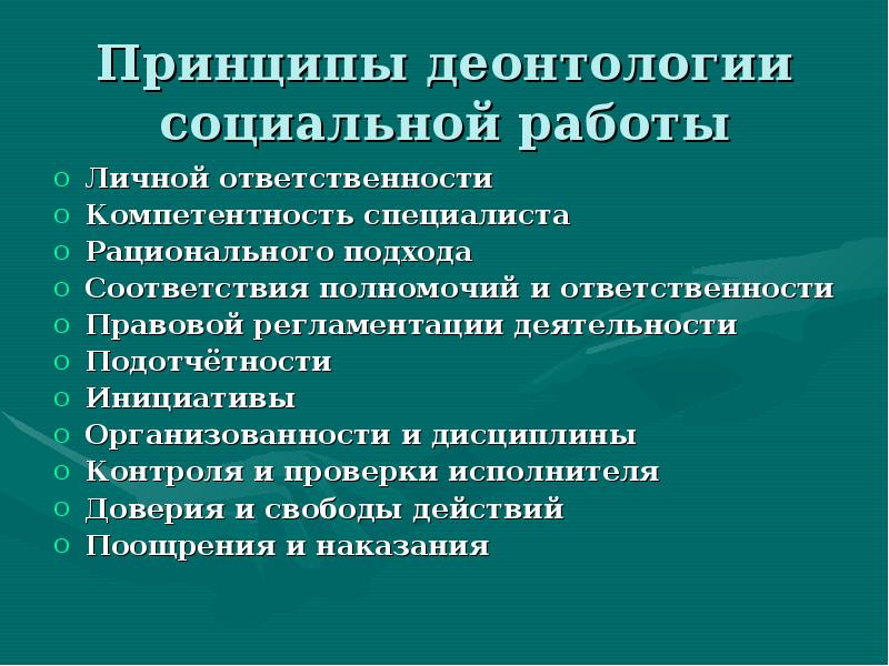 Профессиональная этика социального работника презентация