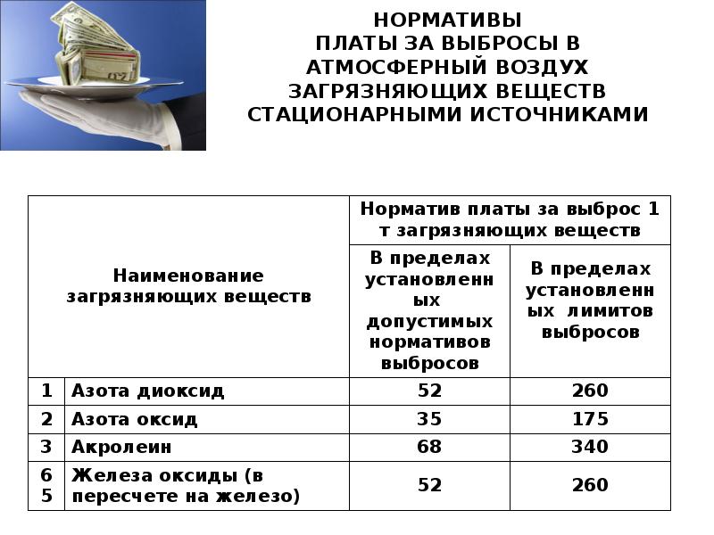 Кем разрабатываются проекты нормативов предельно допустимых выбросов и сбросов вредных веществ