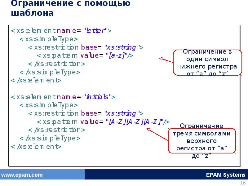 Проверка схемы xsd ошибка