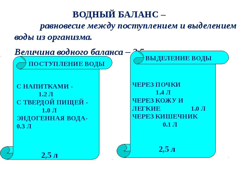 Водный баланс проект