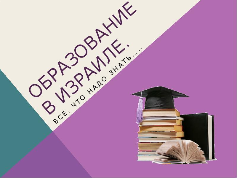 Образование в израиле презентация