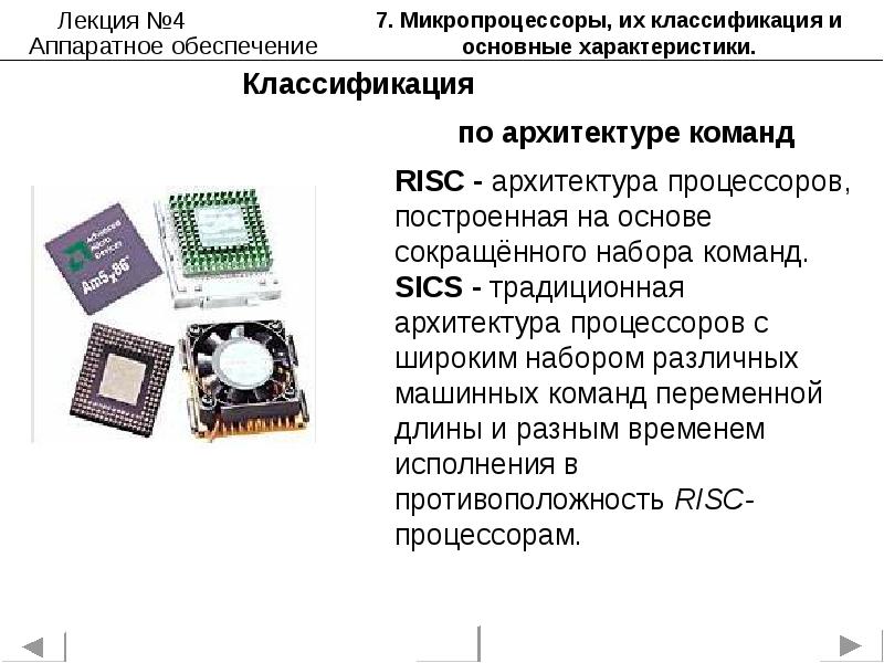 Cisc архитектура презентация