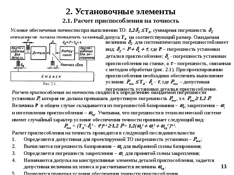 Расчет станочного приспособления на точность.. Погрешность изготовления приспособления. Расчет ожидаемой точности приспособления. Расчеты приспособлений на точность и жесткость.