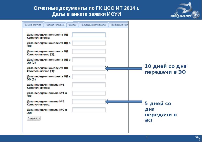 Учетная документация цсо и их образцы заполнения