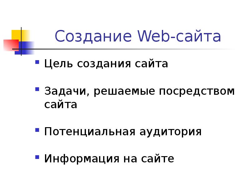 Цели создания презентации