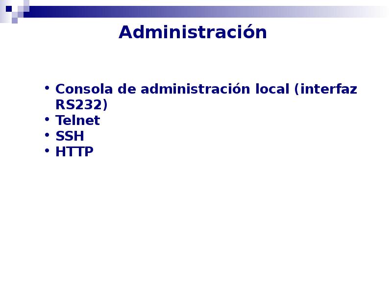 Administración Administración