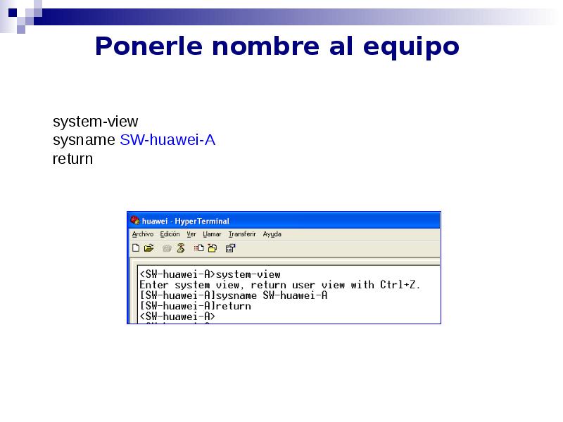 Ponerle nombre al equipo Ponerle nombre al equipo