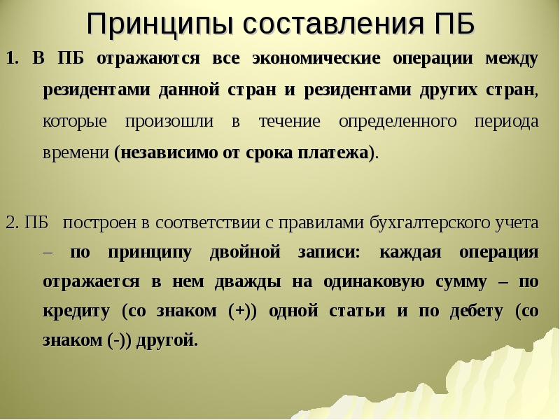 Принципы написания. Принципы составления платежного баланса. Принципы построения платежного баланса страны. Принципов его составления платежного баланса. Платежный баланс: понятие, структура и принципы составления.