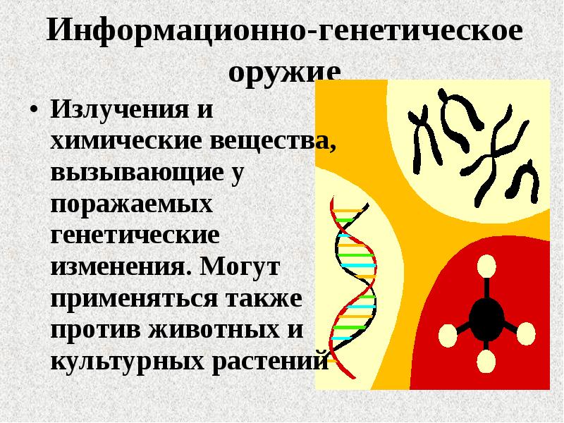 Презентация генетическое оружие