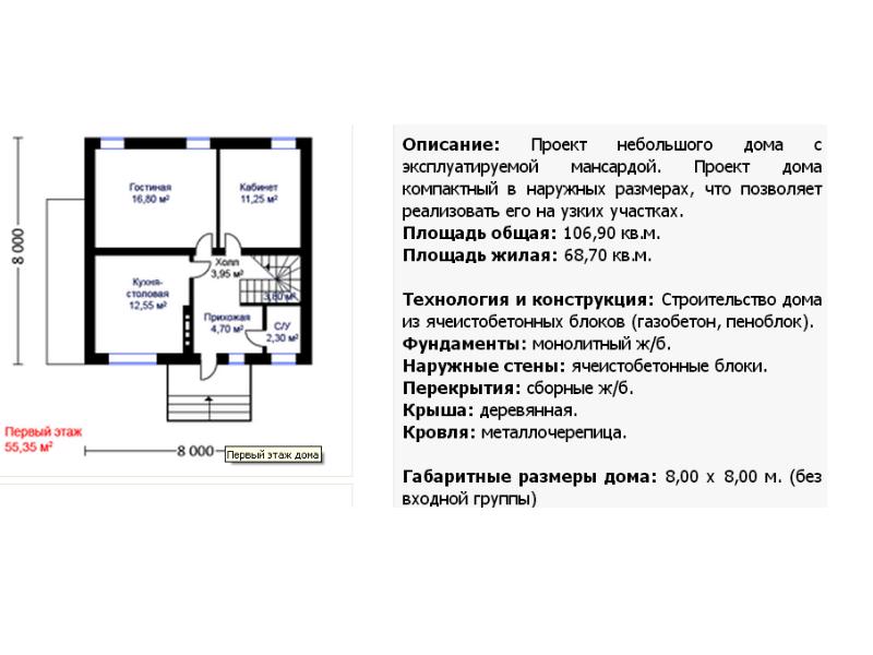 Как описать проект дома