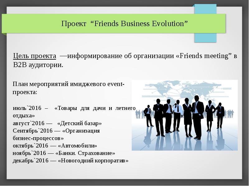 Информирование о проекте. План аудитории. Цель информирующего проекта. Цели имиджевых мероприятий.